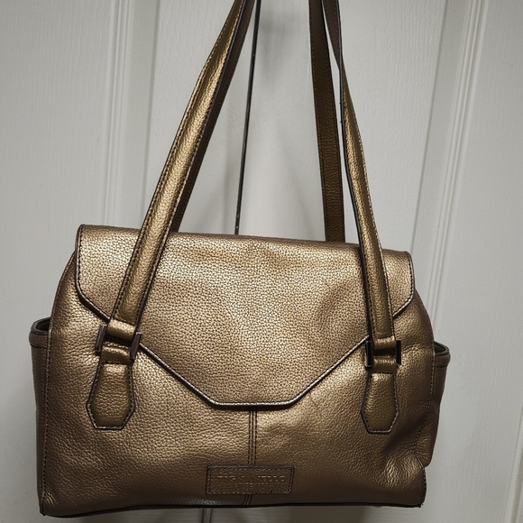 Tignanello Bronze Gold Large Shoulder Bag - Picture 2 of 14